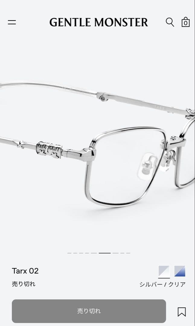 完売品 GENTLE MONSTER ジェントルモンスター Tarx 02