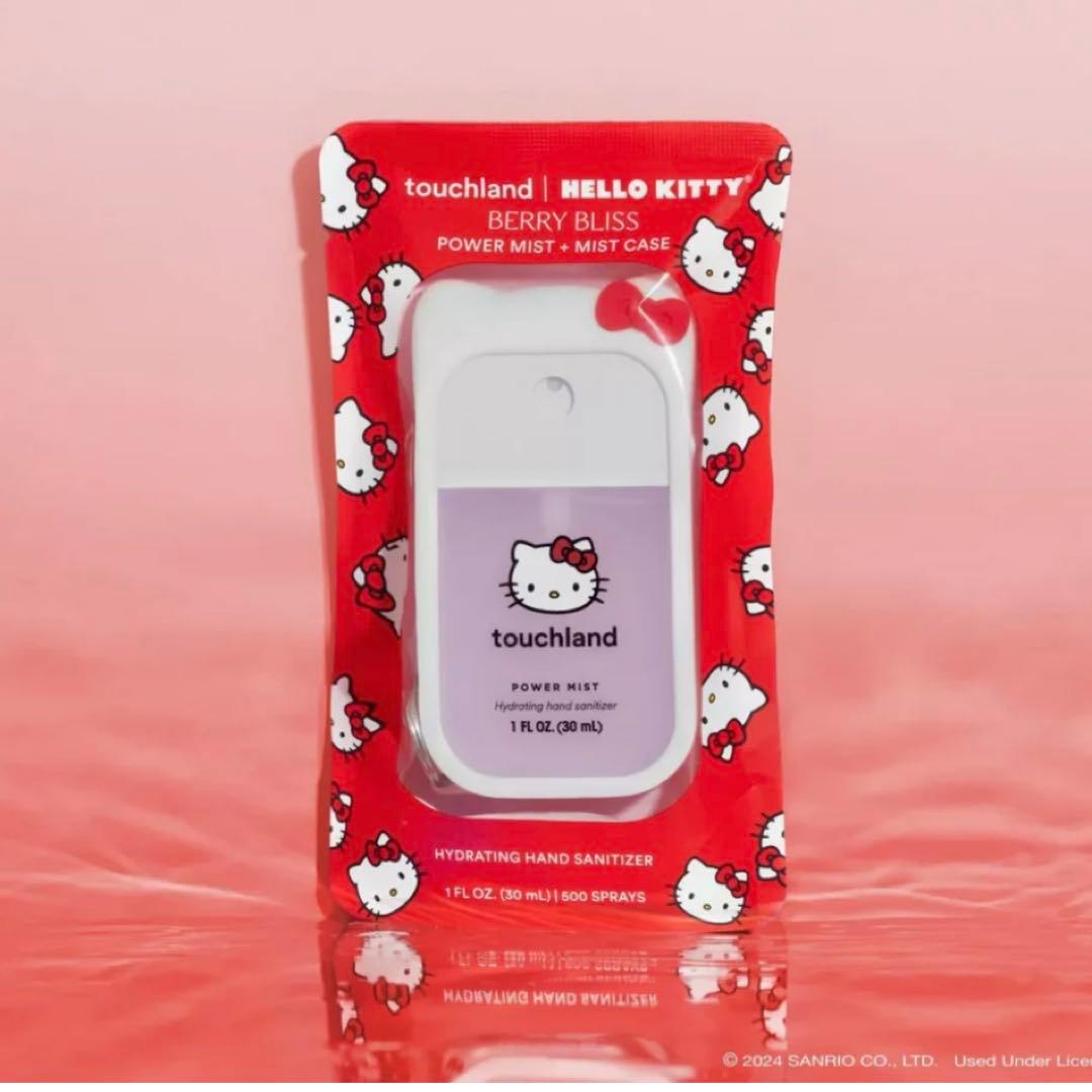 Touchland 数量限定品　キティコラボハンドスプレー＋ケース 2個セット！
