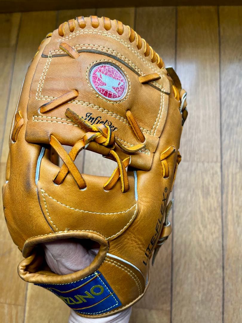 MIZUNO デッドストック　赤カップ　硬式用　グローブ　ミズノ