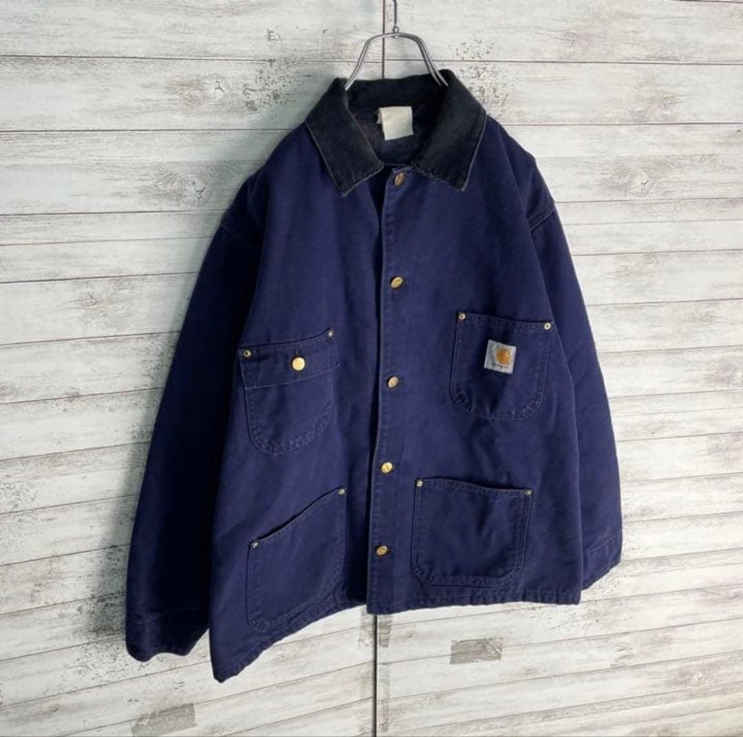 Carhartt ネイビー カバーオール
