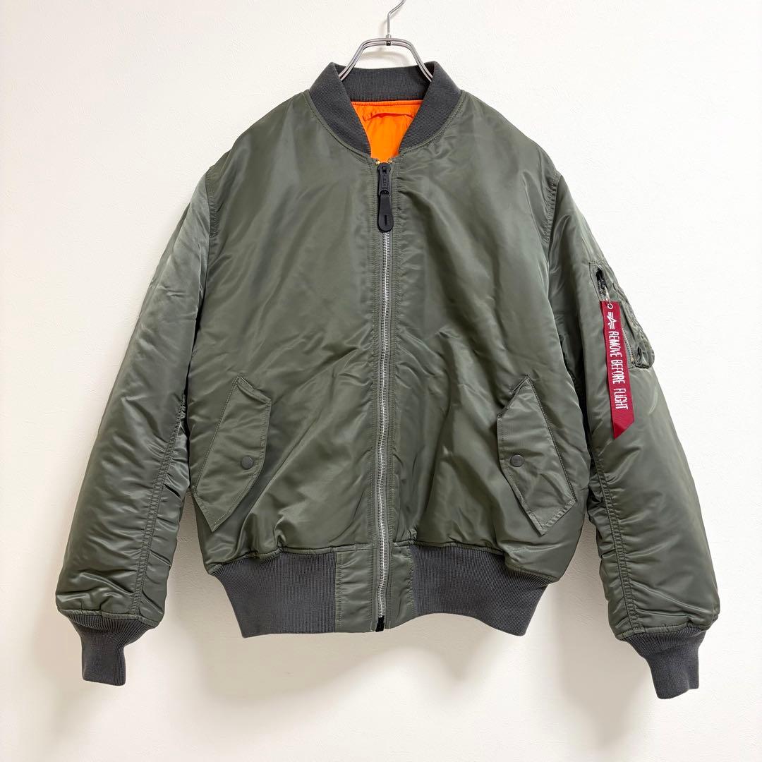 【未使用級】アルファインダストリーズ MA-1 サイズL リバーシブル