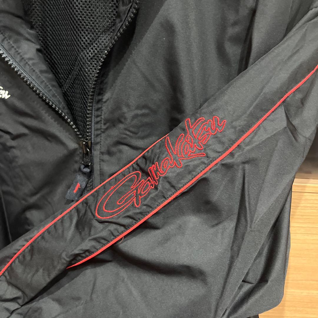 Gamakatsu ブラック レインウェアMサイズ