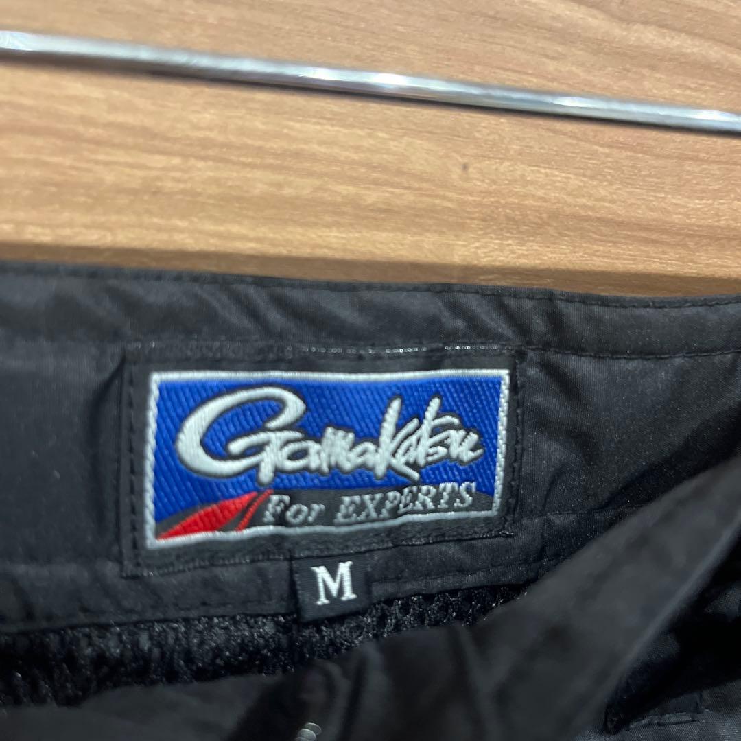 Gamakatsu ブラック レインウェアMサイズ
