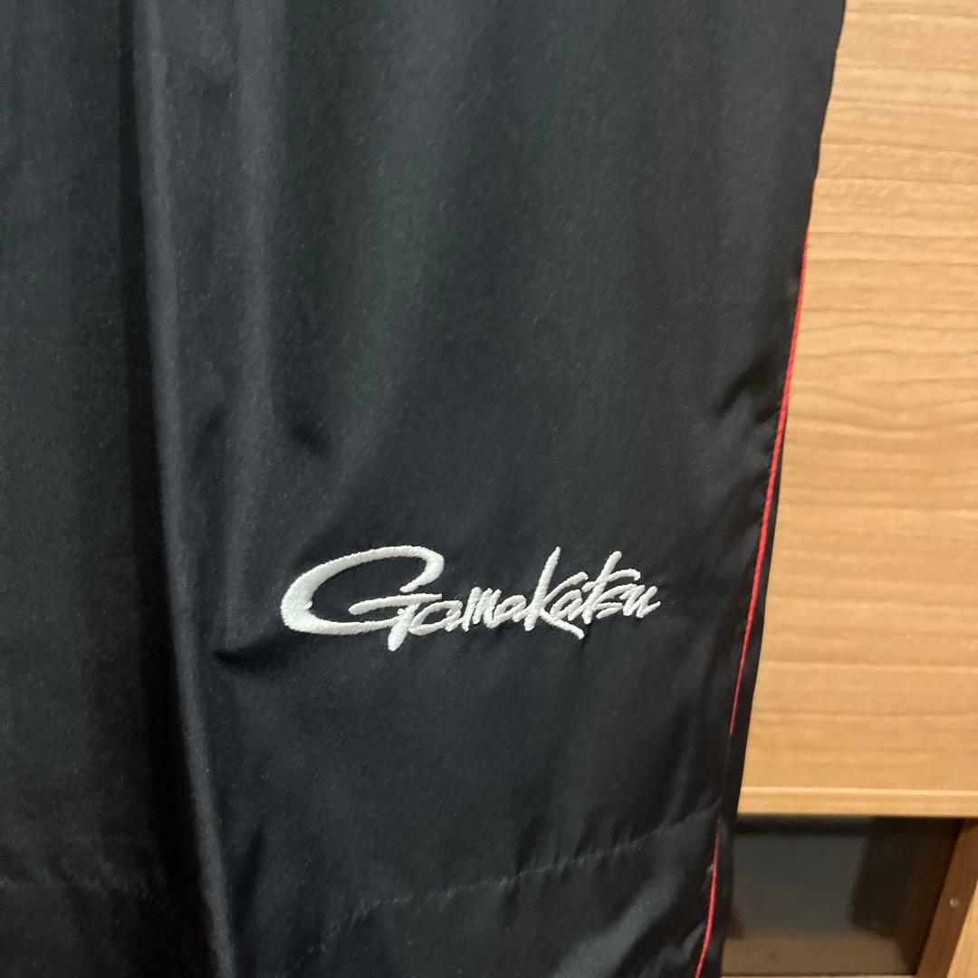 Gamakatsu ブラック レインウェアMサイズ