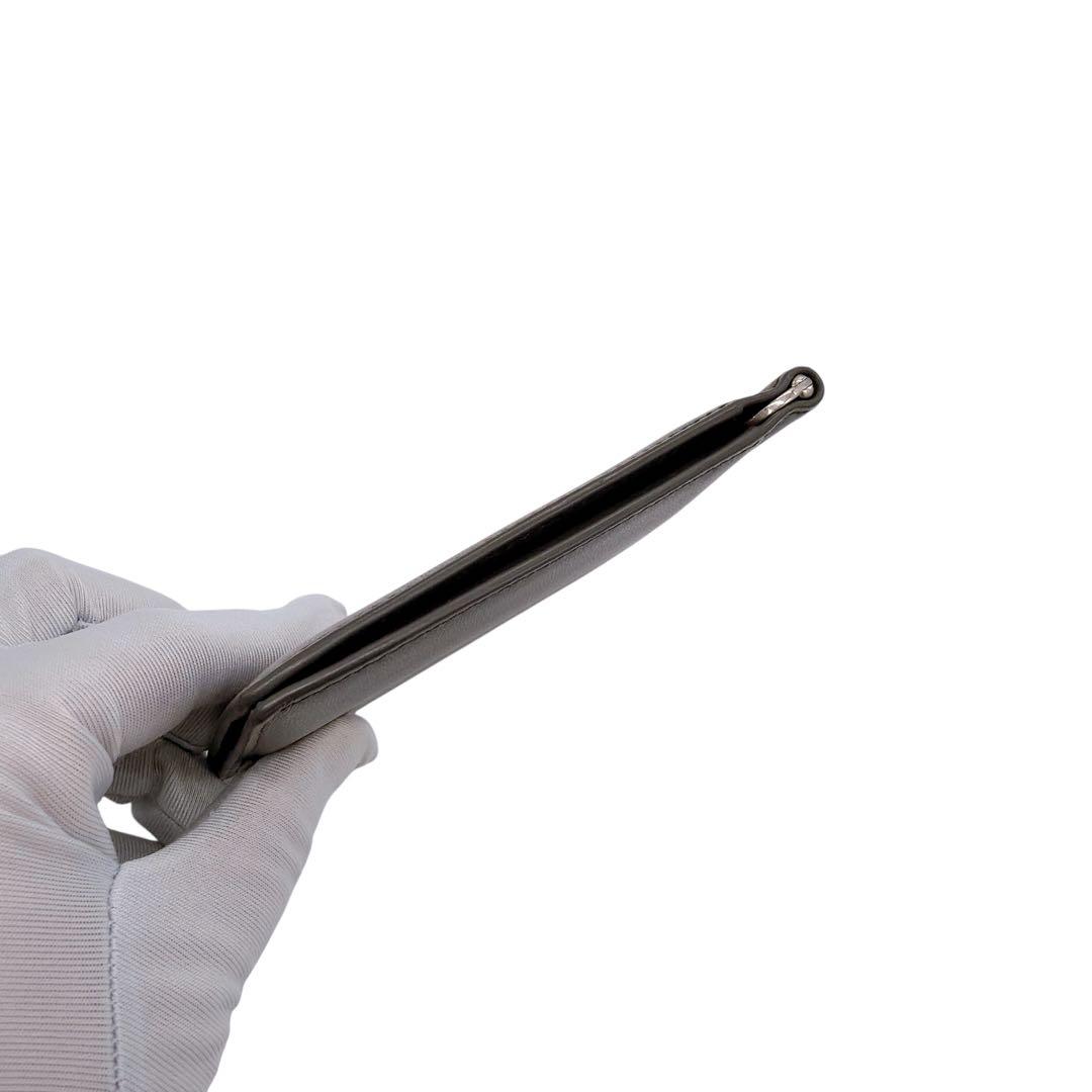 バレンシアガ レザー 625819 二つ折り マネークリップ 札入れ 美品