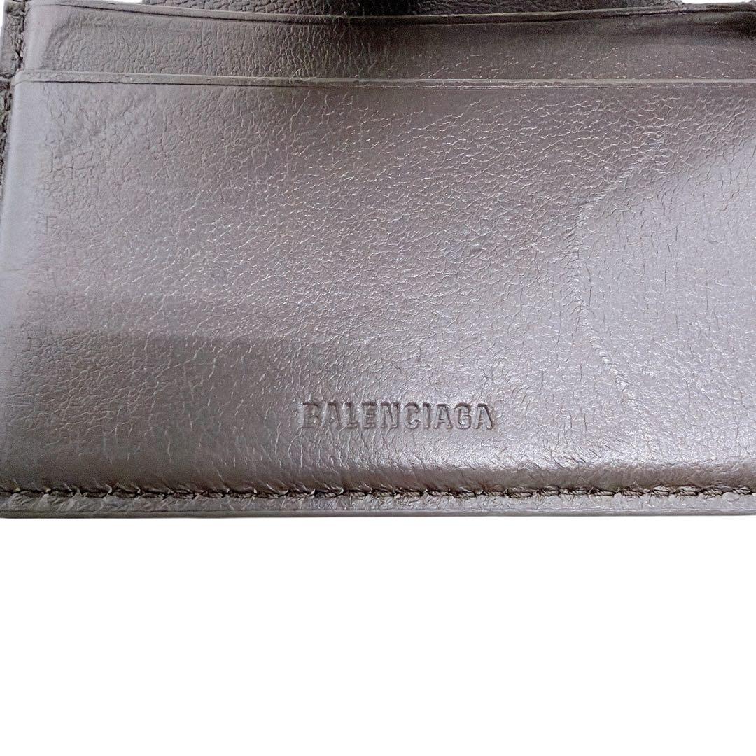 バレンシアガ レザー 625819 二つ折り マネークリップ 札入れ 美品