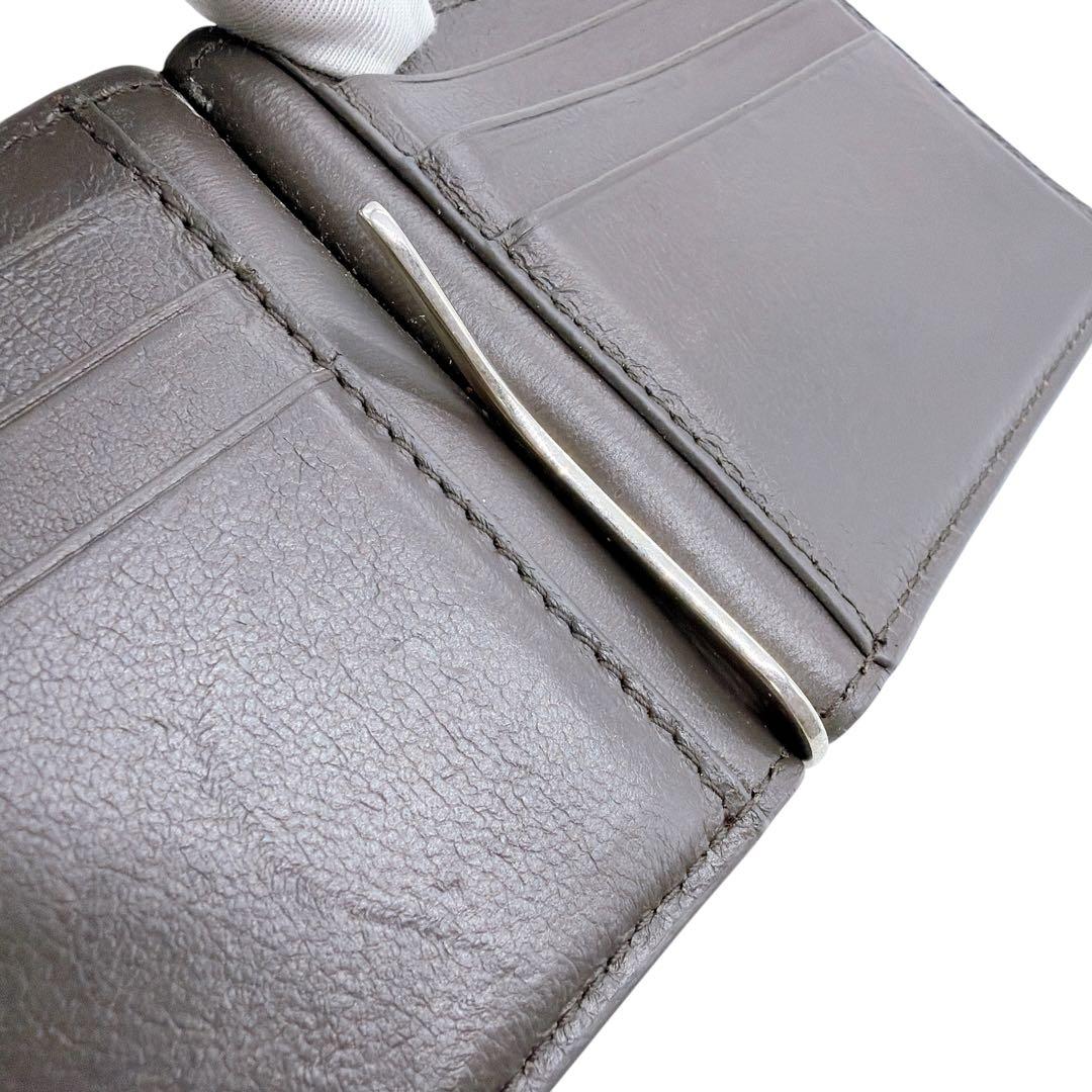 バレンシアガ レザー 625819 二つ折り マネークリップ 札入れ 美品