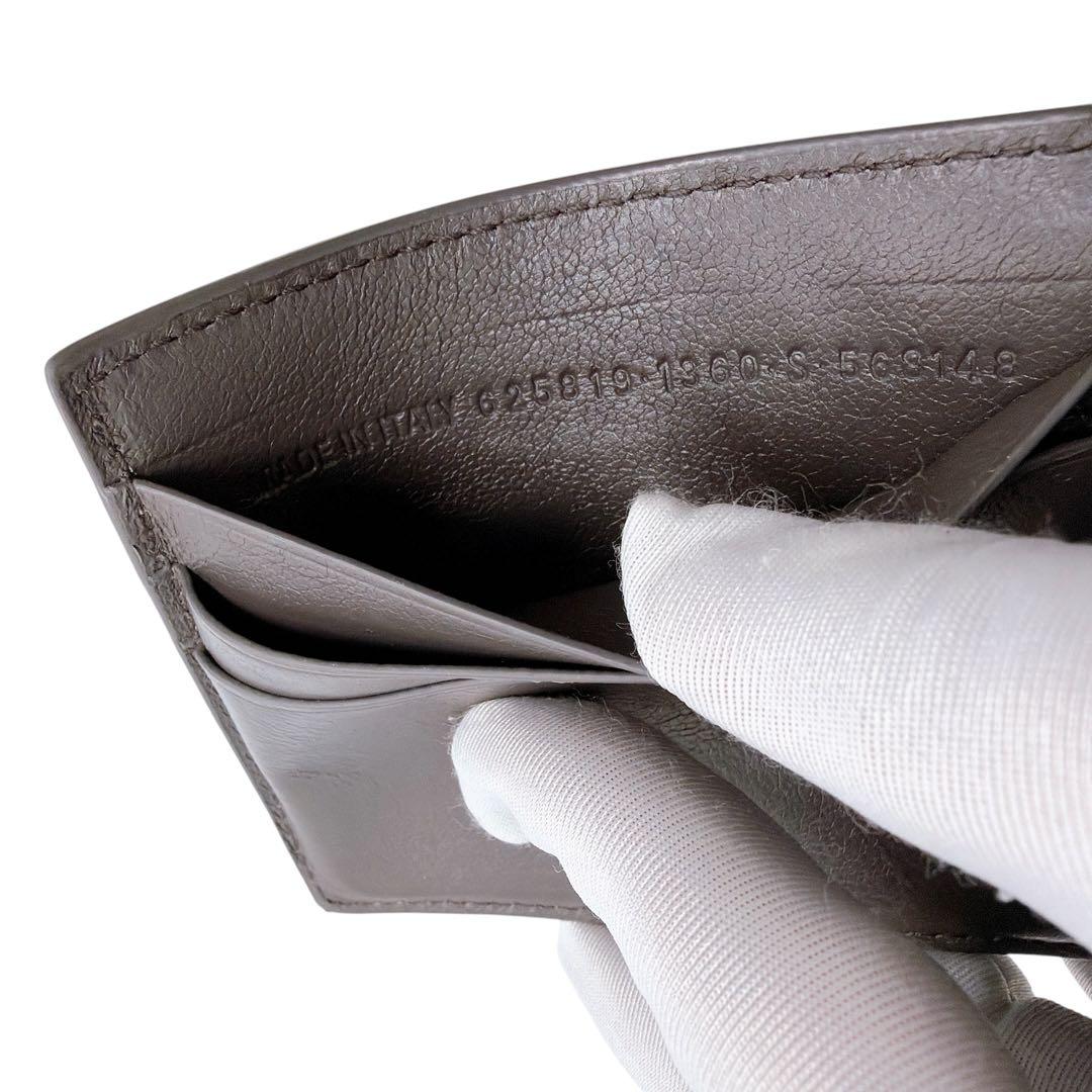 バレンシアガ レザー 625819 二つ折り マネークリップ 札入れ 美品