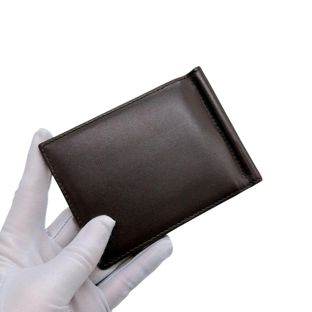 バレンシアガ レザー 625819 二つ折り マネークリップ 札入れ 美品
