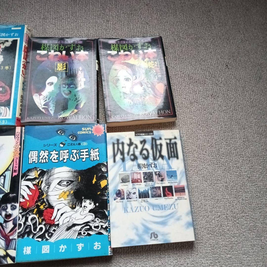 楳図かずお漫画本10冊　おろち・怪・内なる仮面