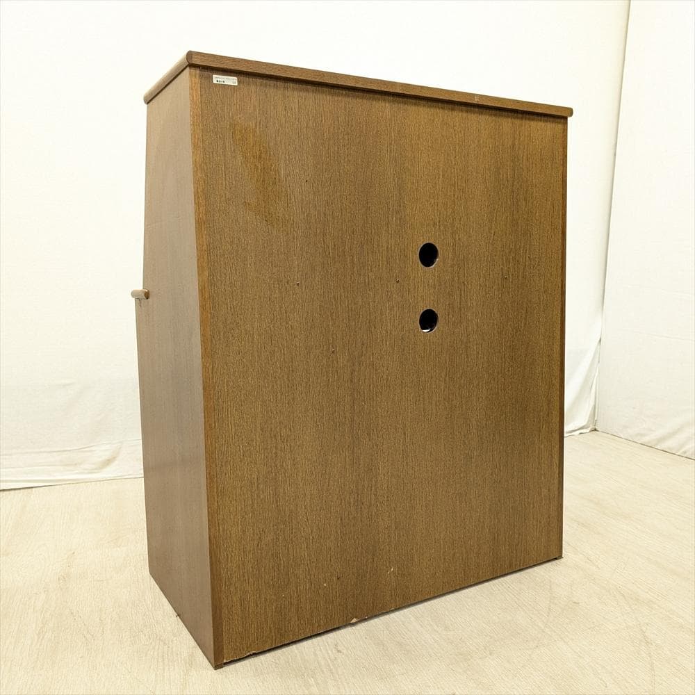 美品　浜本工芸　楢 ナラ材　ライティングデスク　ライティングビューロー　机　書斎