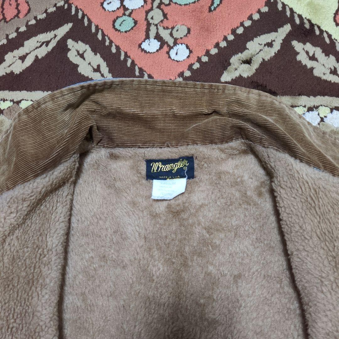 70年代 USA製 wrangler ボア付きジャケット
