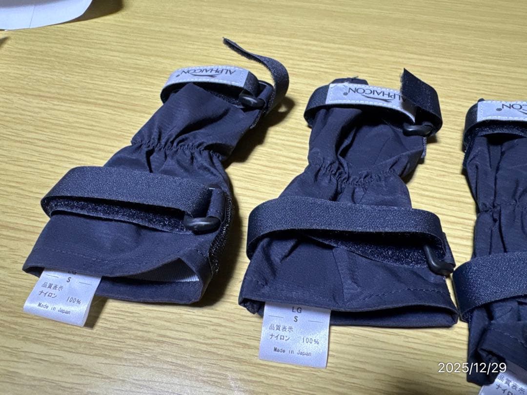 【neko】①アルファアイコン レッグガード ブラック Sサイズ