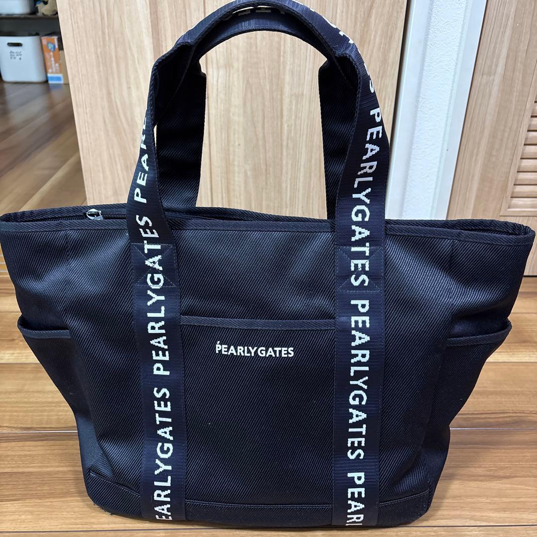 PEARLY GATES ネイビー　ロッカートートバッグ大容量