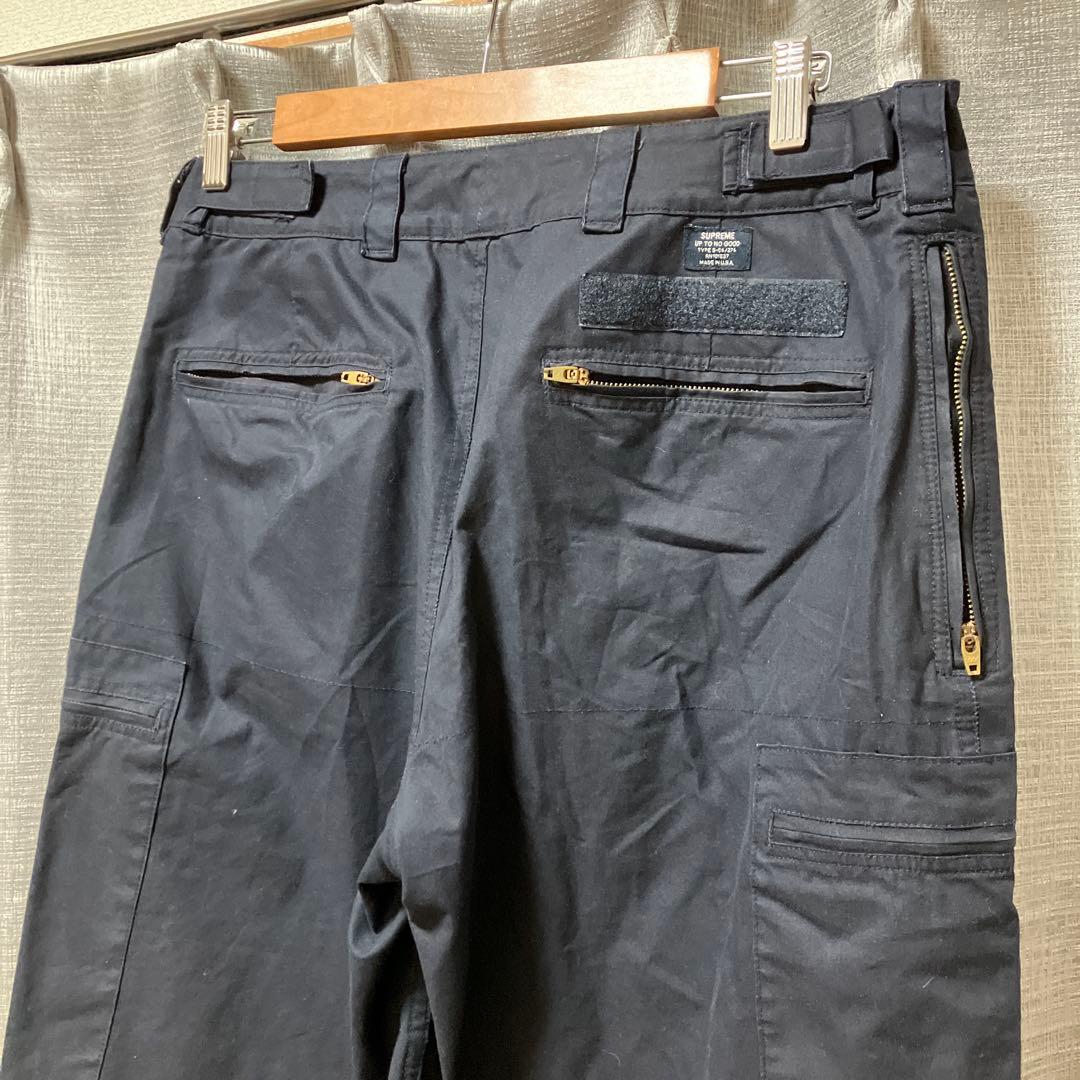 90s カナダ製 オールド シュプリーム SUPREME 紺 フライトパンツ