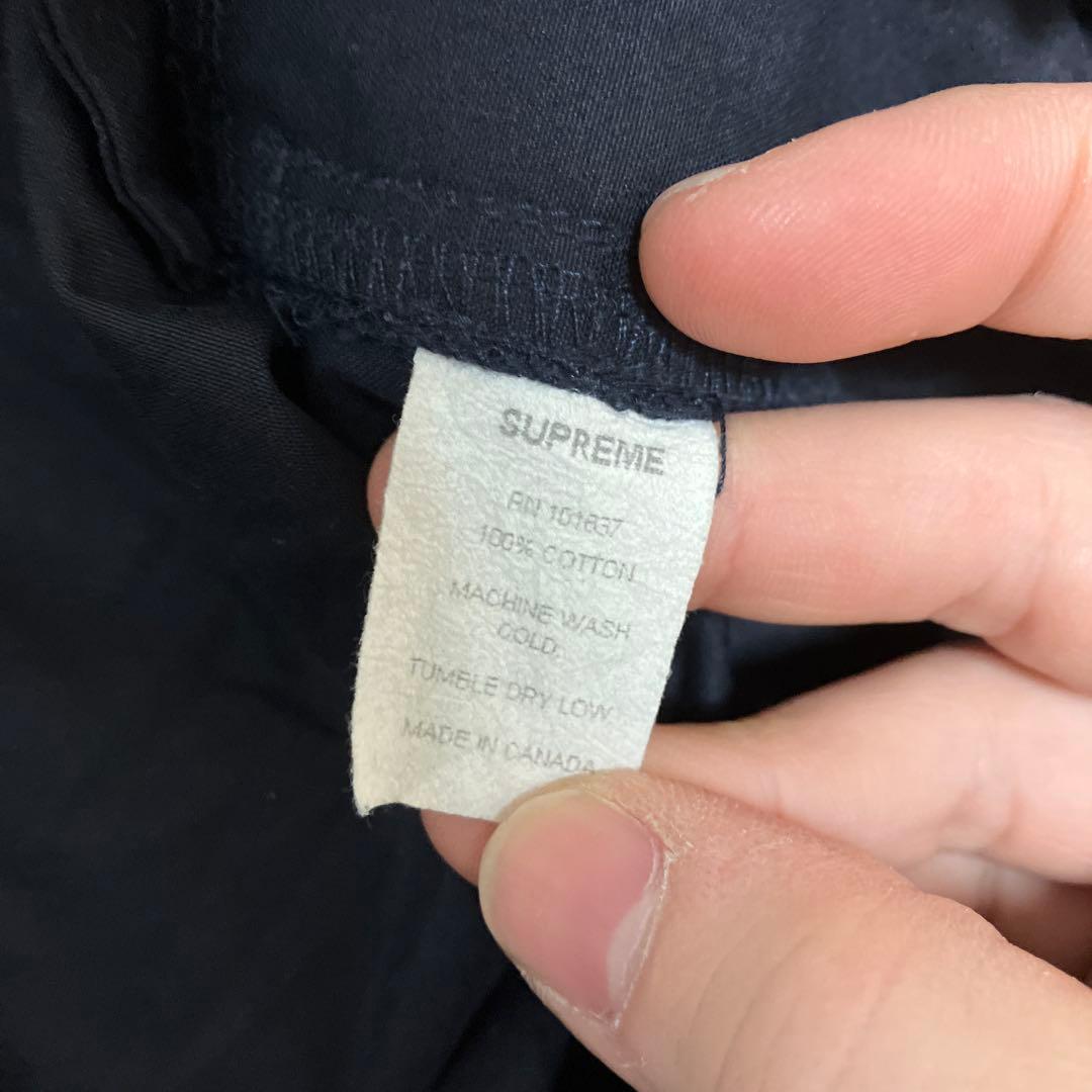 90s カナダ製 オールド シュプリーム SUPREME 紺 フライトパンツ