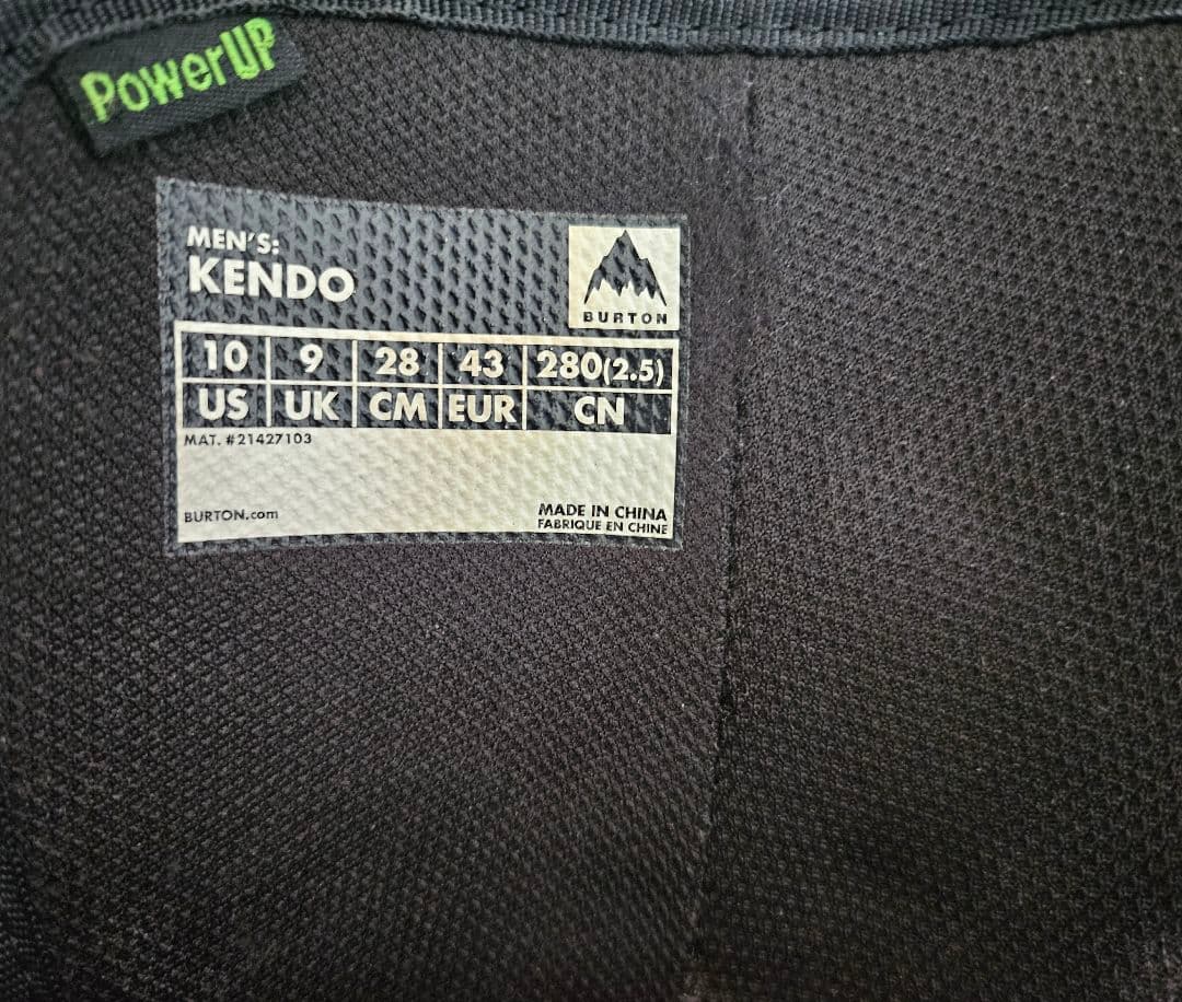BURTON KENDO スノーボードブーツ 28cm