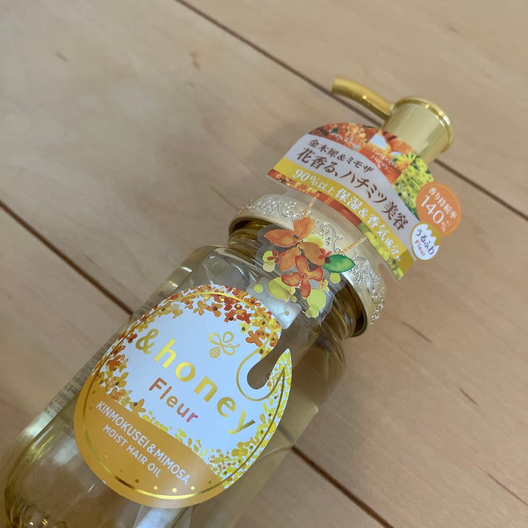 450【新品】アンドハニー フルール 金木犀&ミモザハニー ヘアオイル 5本