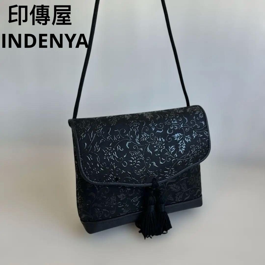 美品　印傳屋　INDENYA ミニバッグ　ポシェット　ショルダーバッグ