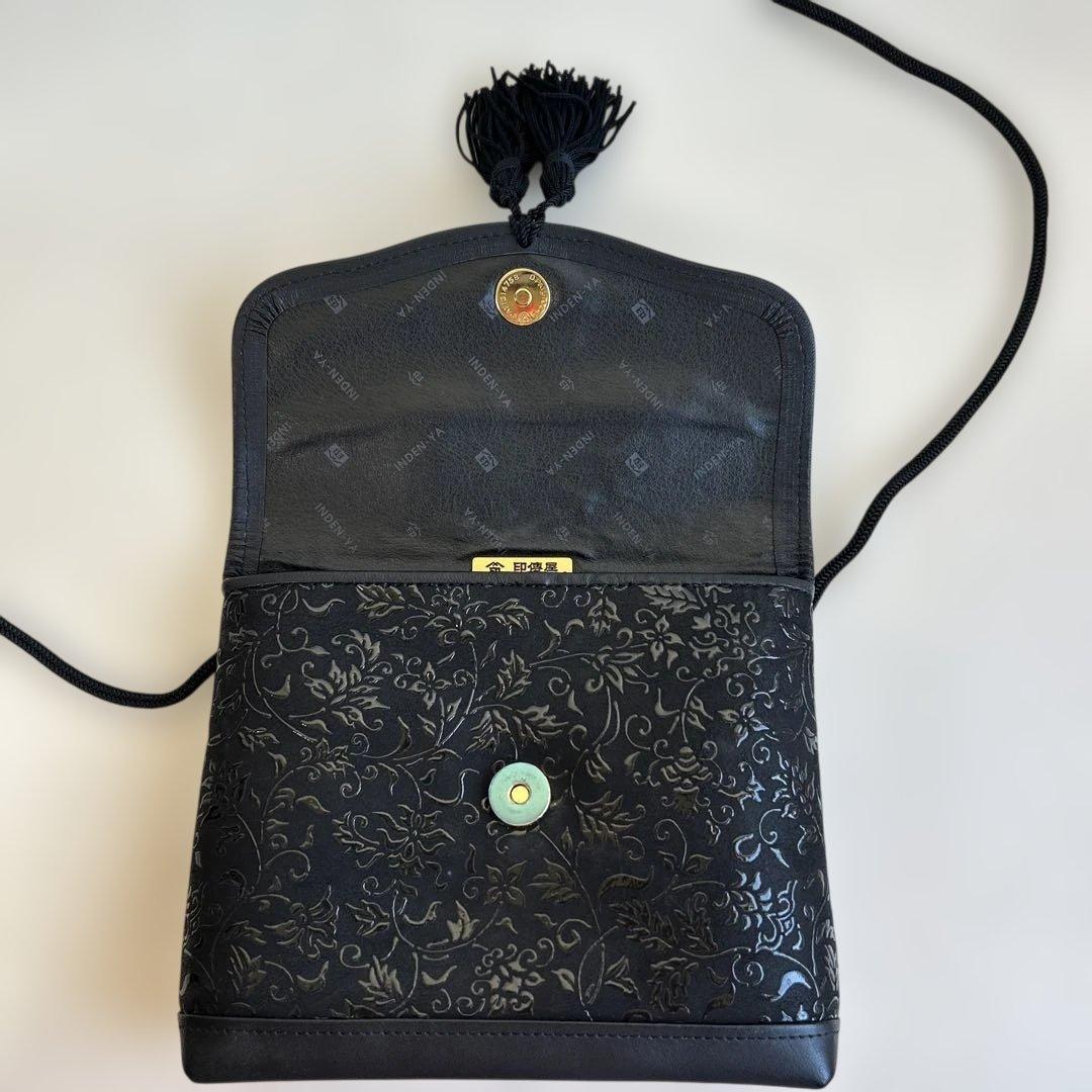 美品　印傳屋　INDENYA ミニバッグ　ポシェット　ショルダーバッグ