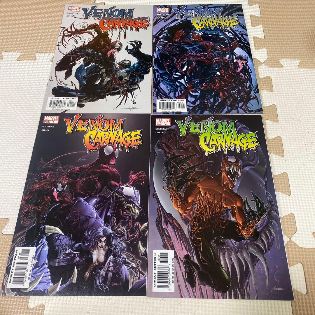 Venom vs Carnage #1-4 全巻セット