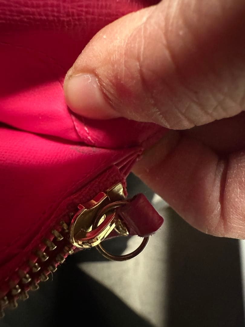 ルイヴィトン　モノグラム長財布（ピンク）