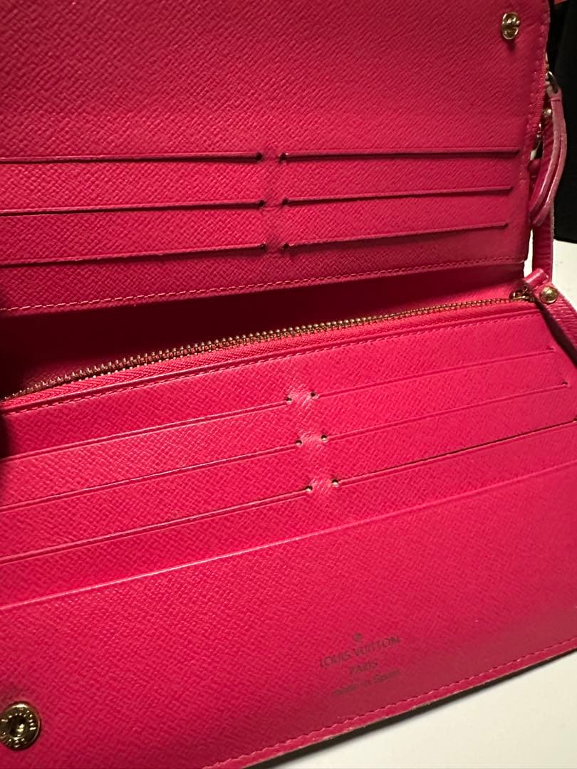 ルイヴィトン　モノグラム長財布（ピンク）