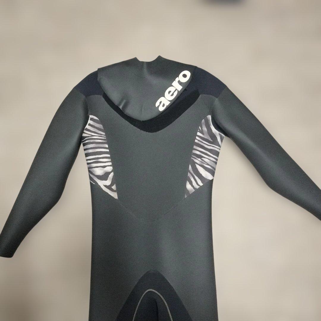 aero quipフルスーツ5ミリ3ミリMLB ゼブラ柄170センチ73キロ着用