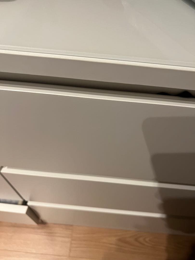 IKEA マルム チェスト　引き出し×6 ガラス天板付き