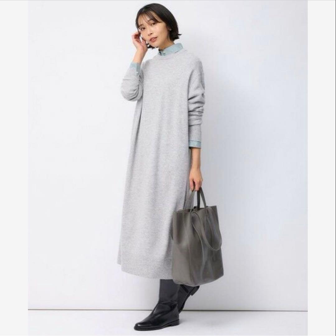 完売　2023年　23区　ウールカシミヤ ニットワンピース　¥28,600