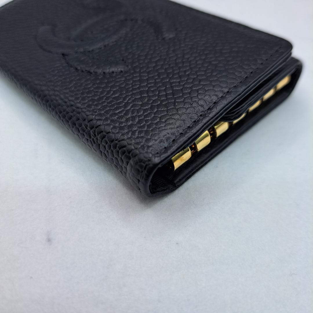 CHANEL　デカココ　キーケース　ブラック　財布