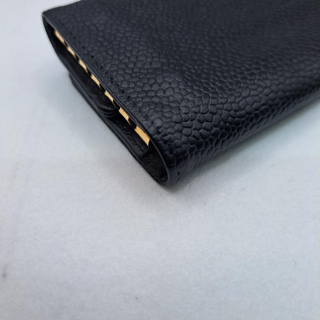 CHANEL　デカココ　キーケース　ブラック　財布
