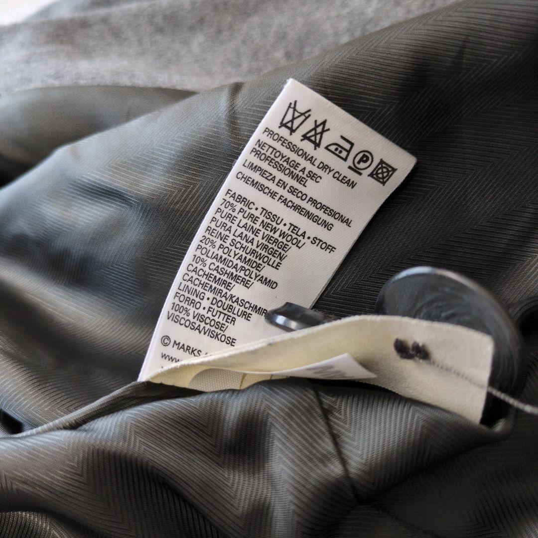 マークス＆スペンサー　カシミヤ　バージンウール　ウールコート　未使用に近い美品
