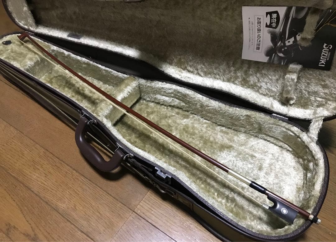4/4 No.280 SUZUKI VIOLIN 弓・肩当て付