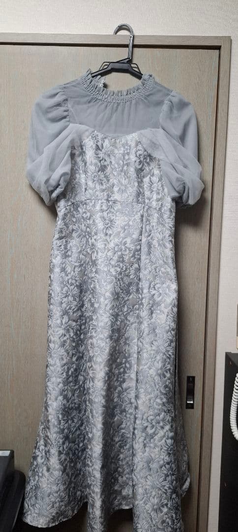 dazzlin シアーベールジャガードワンピース