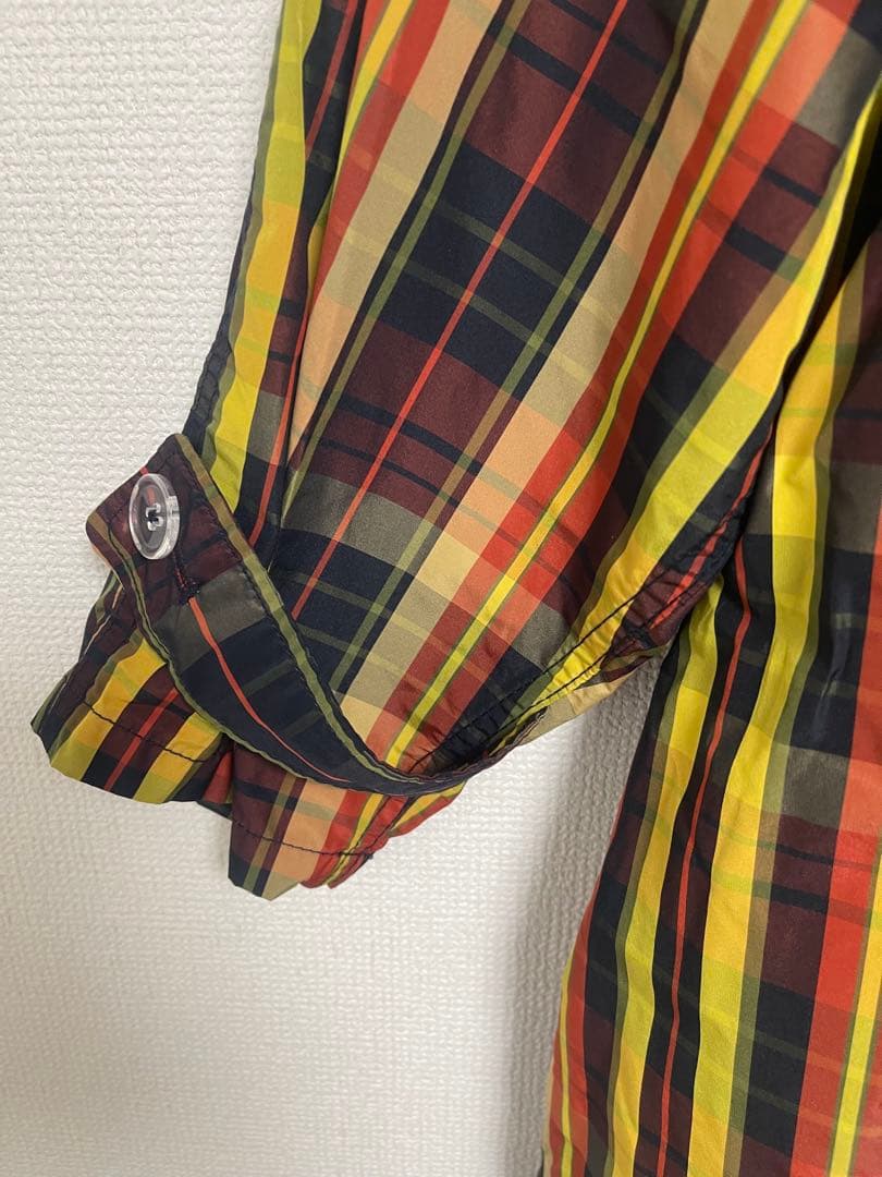 《BEAMS BOY》ボーイ　チェックメモリーコート ロングコート