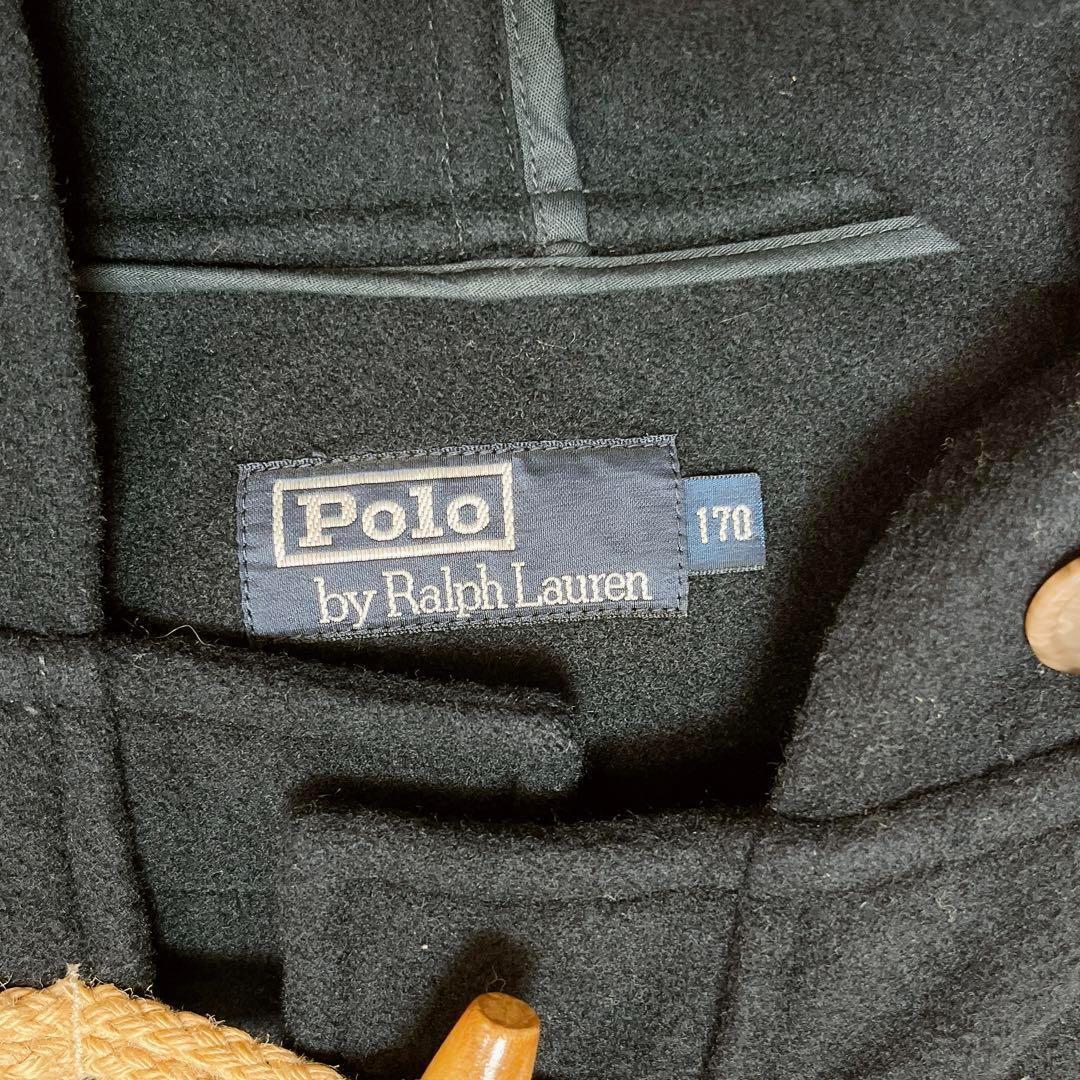 極美品✨　ポロラルフローレン　ダッフルコート　フード　ネイビー　ロング