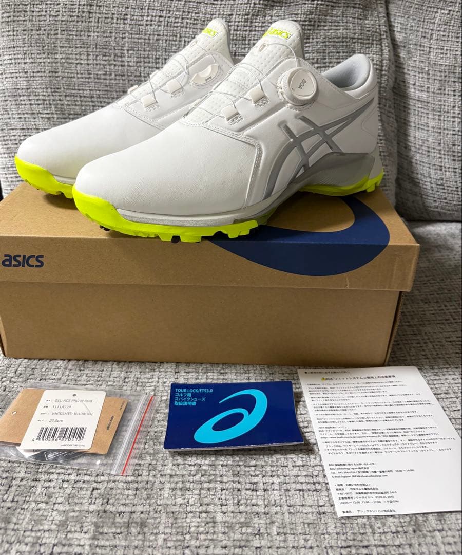 新品GEL-ACE PRO M BOA アシックスasicsゴルフシューズ 27