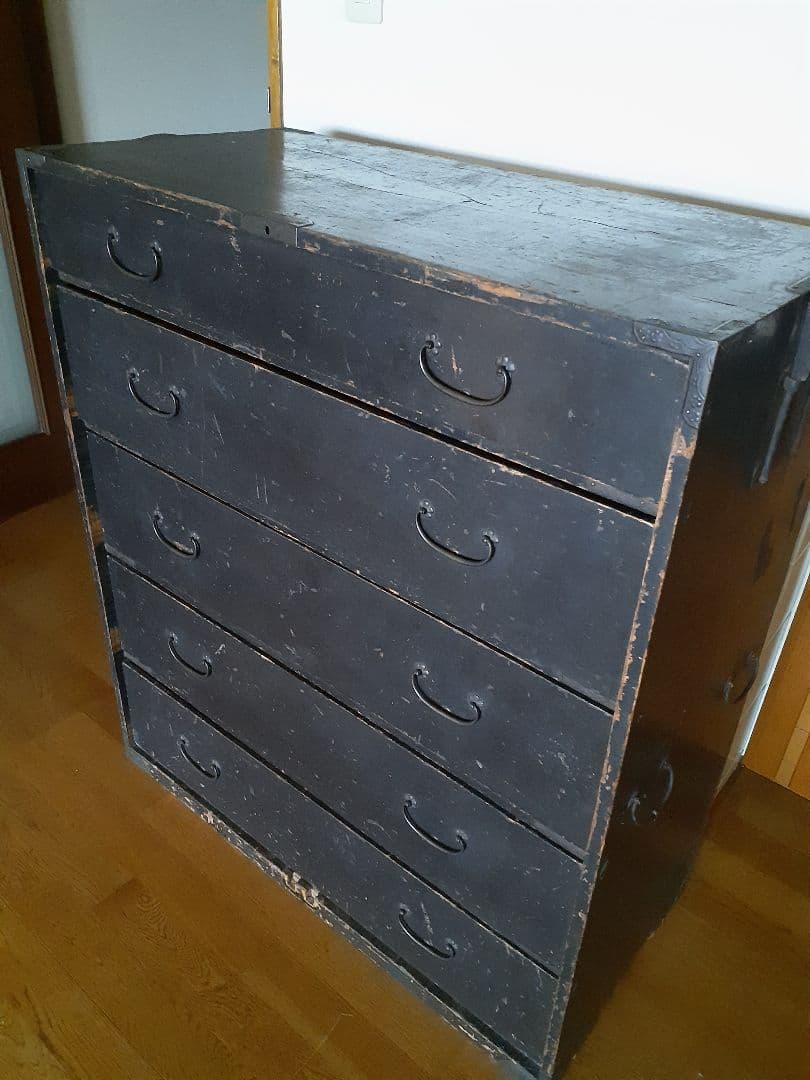 アンティーク　古家具　趣きのある箪笥