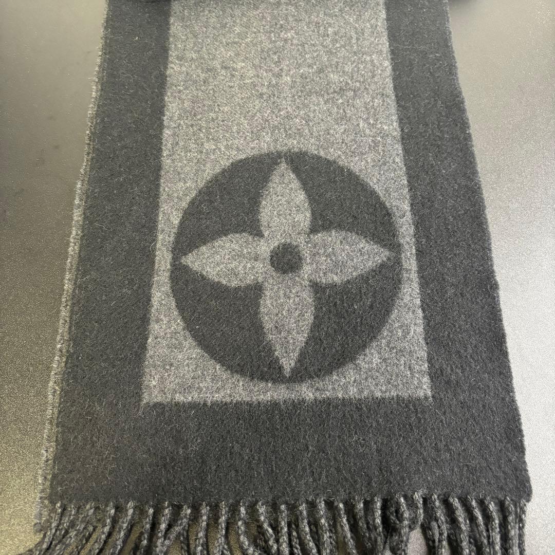 美品 LOUIS VUITTON ヴィトン エシャルプ カーディフ マフラー