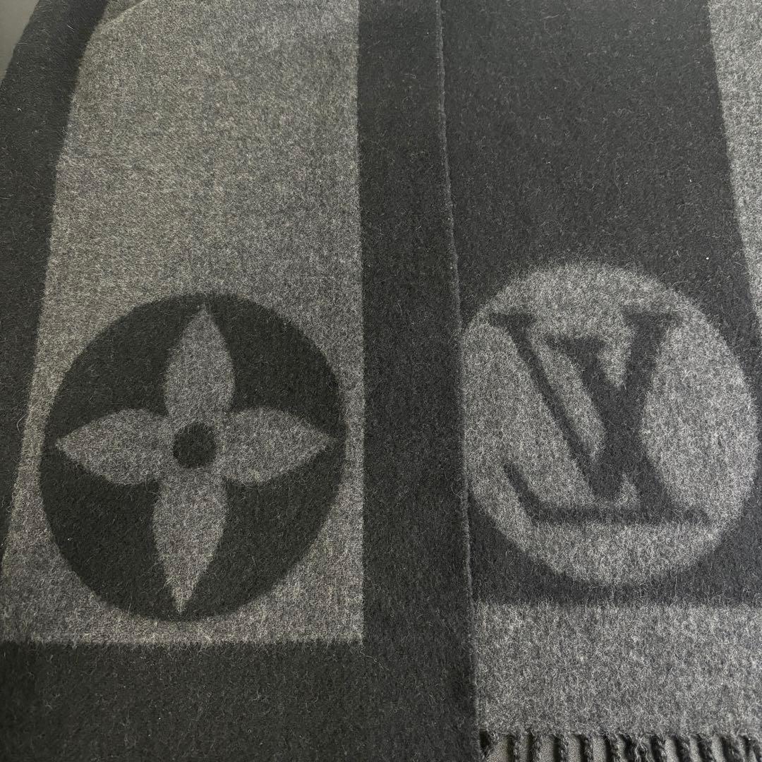 美品 LOUIS VUITTON ヴィトン エシャルプ カーディフ マフラー