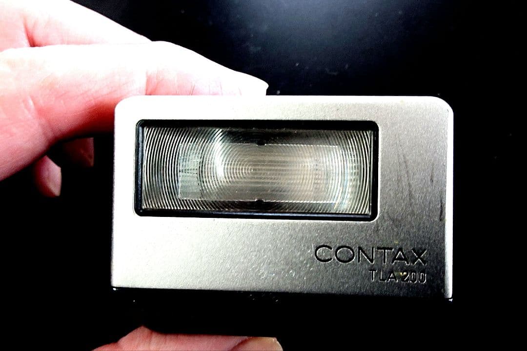 CONTAX G1、レンズ3本、フラッシュライトのセット