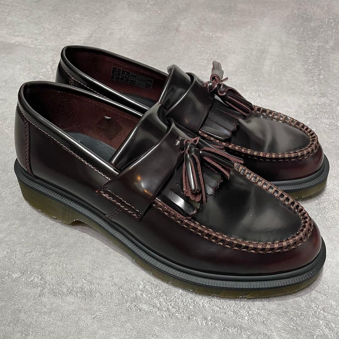 ドクターマーチン【26cm】キルトタッセルローファー ADRIAN バーガンディ