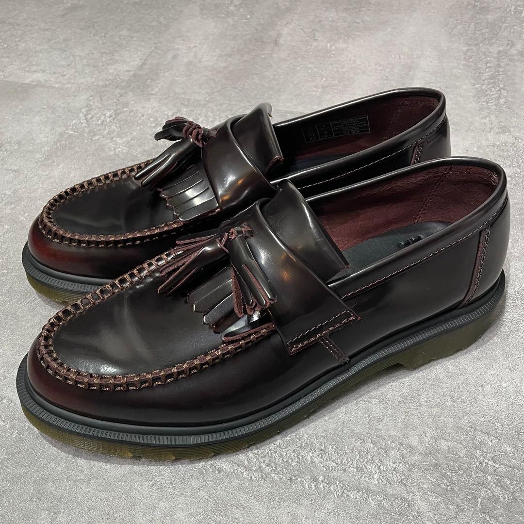 ドクターマーチン【26cm】キルトタッセルローファー ADRIAN バーガンディ