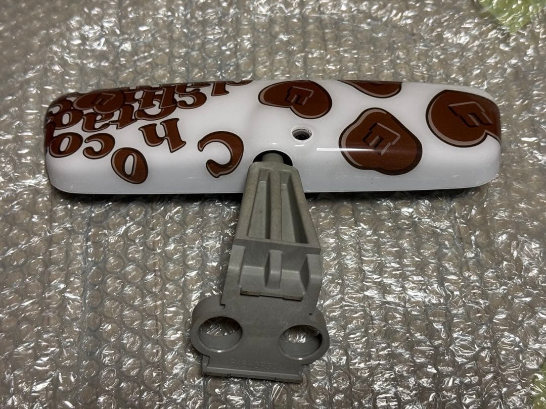 【美品】希少　スズキ純正　ラパンショコラ　OPルームミラーカバー　純正ミラー付