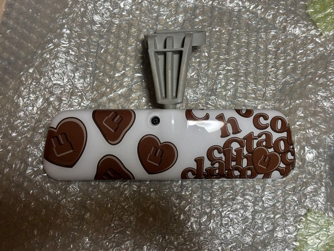 【美品】希少　スズキ純正　ラパンショコラ　OPルームミラーカバー　純正ミラー付