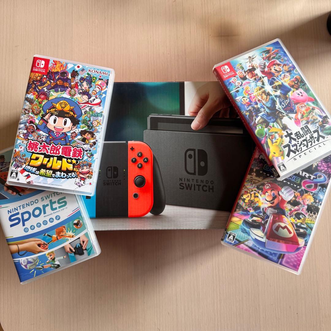 Nintendo Switch 本体 桃鉄 マリオカート スマブラ スポーツ
