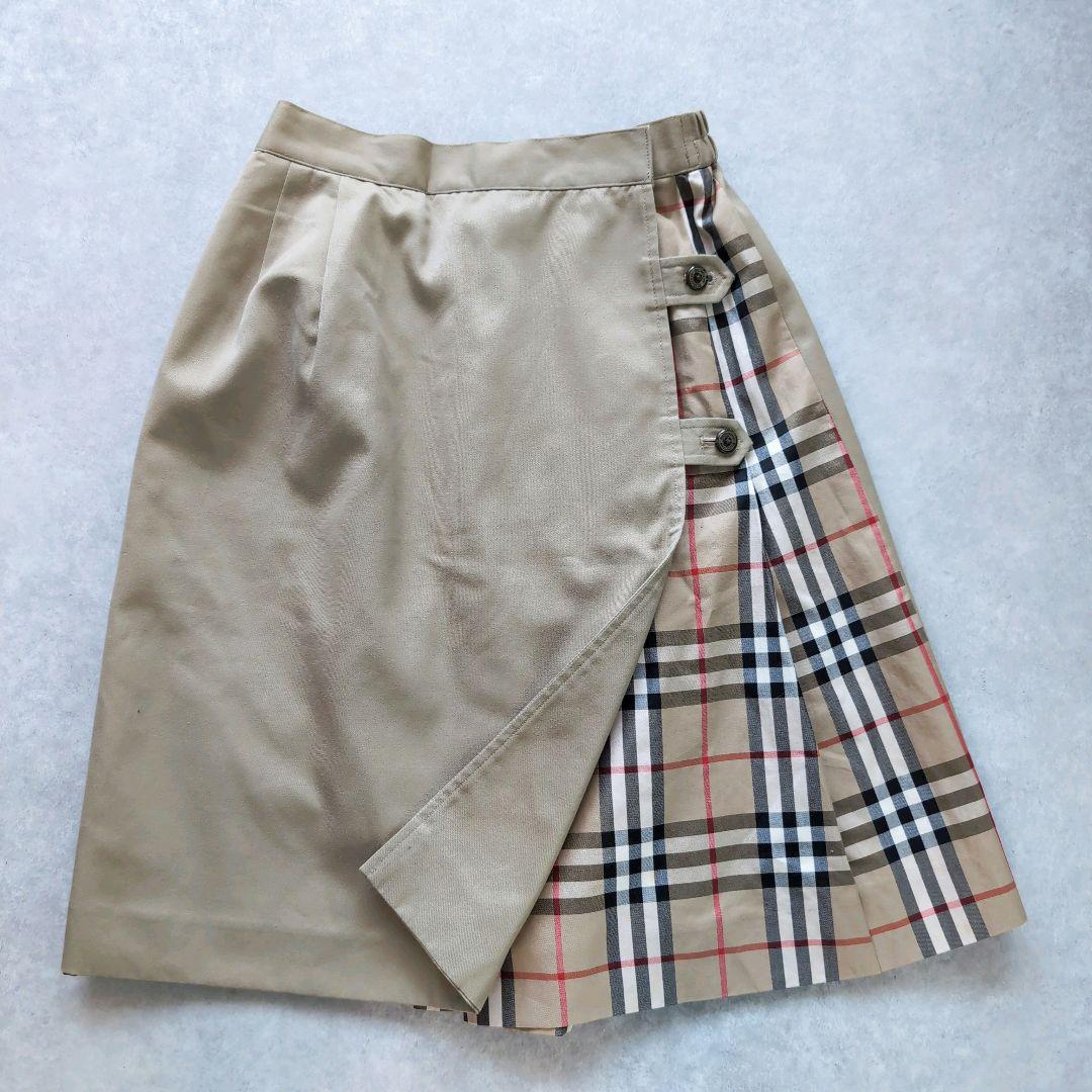 BURBERRY ラップ付きキュロット ノバチェック Mサイズ