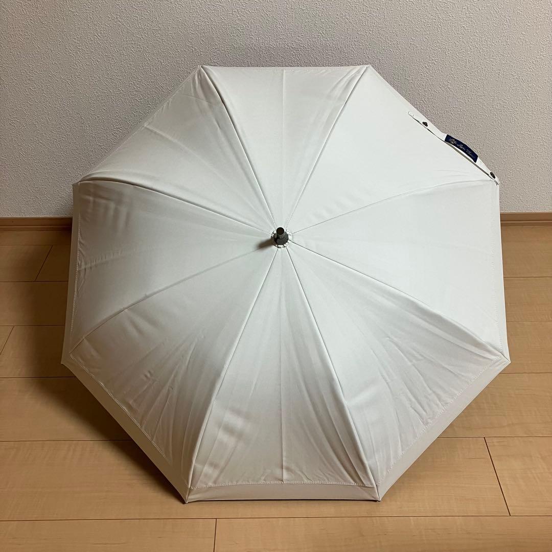 芦屋ロサブラン　日傘　長傘　晴雨兼用　ショートサイズ　アイボリー　1級遮光