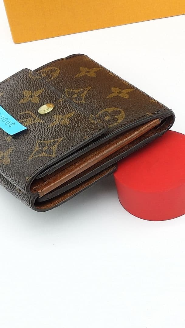 Louis Vuitton Wホック折り財布 ダークブラウンモノグラム